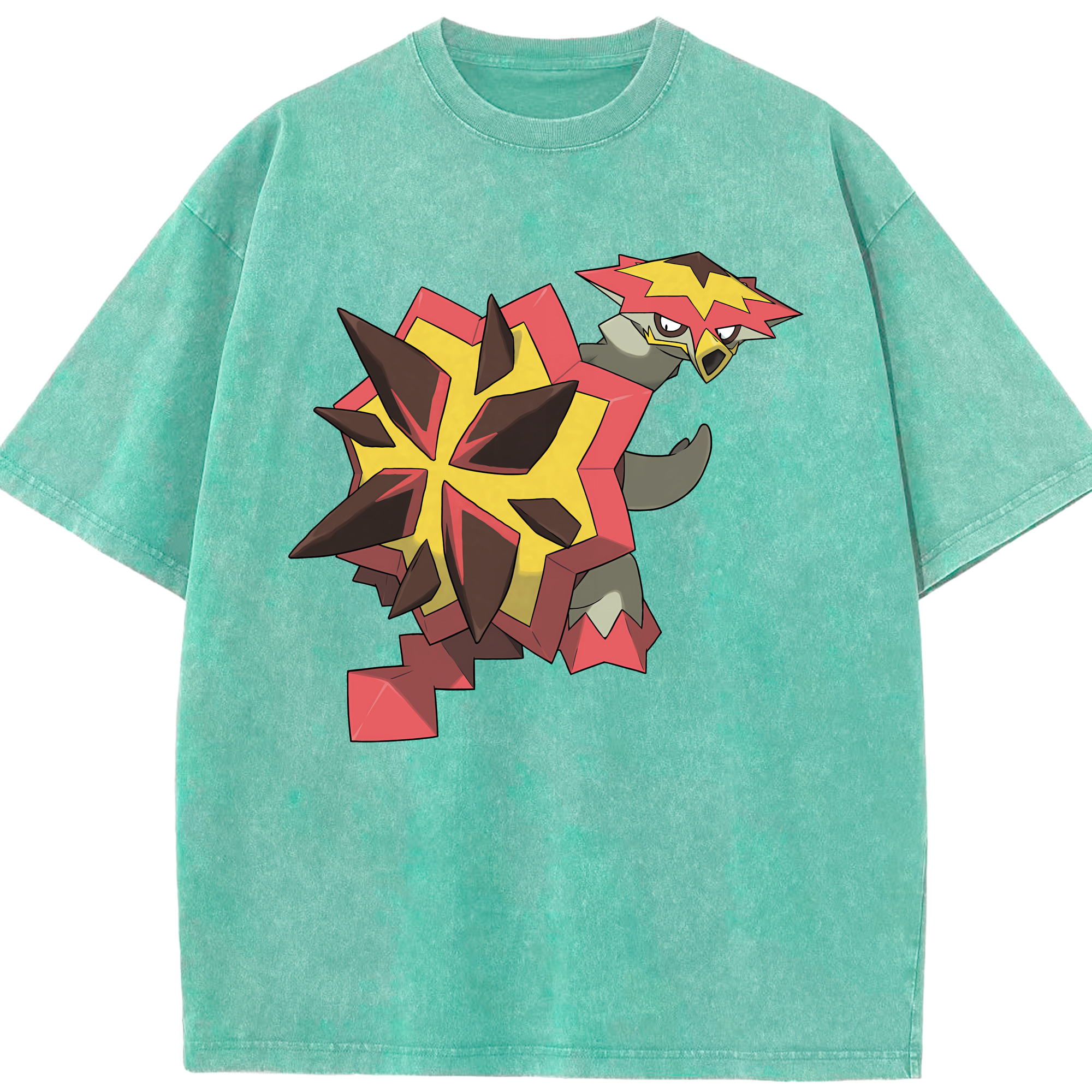 （画像用） ポケットモンスター Pokémon 綿100% ヴィンテージ風 半袖Tシャツ（フロントプリント）